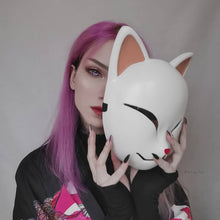 Load image into Gallery viewer, SILENT MIST KITSUNE MASK
