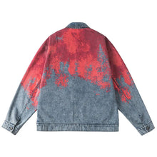 Load image into Gallery viewer, CRIMSON VEIL DENIM JACKET
