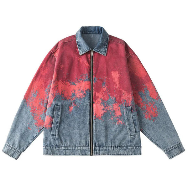CRIMSON VEIL DENIM JACKET hover image
