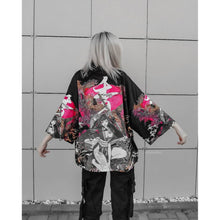 Load image into Gallery viewer, RED MOON KIMONO JACKET