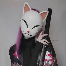 Load image into Gallery viewer, SILENT MIST KITSUNE MASK