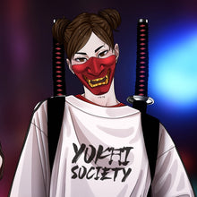 Load image into Gallery viewer, RED HANNYA HALF-MASK