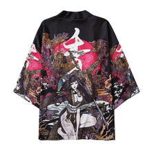 Load image into Gallery viewer, RED MOON KIMONO JACKET