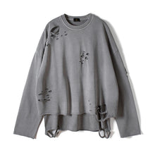Load image into Gallery viewer, ASHFALL DISTRESSED LOOSE SWEATSHIRT