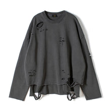Load image into Gallery viewer, ASHFALL DISTRESSED LOOSE SWEATSHIRT