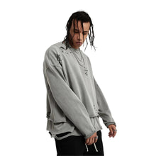 Load image into Gallery viewer, ASHFALL DISTRESSED LOOSE SWEATSHIRT