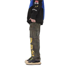 Load image into Gallery viewer, GRAPHITE SCRIPT CARGO PANTS