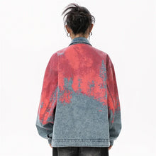 Load image into Gallery viewer, CRIMSON VEIL DENIM JACKET