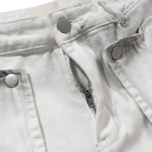 Load image into Gallery viewer, CLOUD FADED CARGO DENIM PANTS
