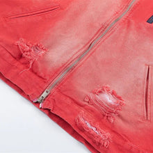 Load image into Gallery viewer, BURNOUT CRIMSON TWILL JACKET