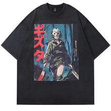 Load image into Gallery viewer, KURAYAMI SLASHER WASHED T-SHIRT