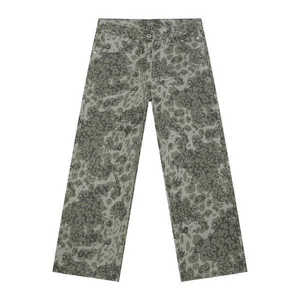 FERAL BLOOM WIDE DENIM PANTS hover image