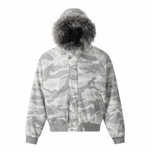 Load image into Gallery viewer, NORTHLINE CAMO FUR COAT