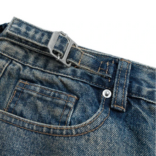 Load image into Gallery viewer, RIPPED DOUBLE DROP CAMO JEANS