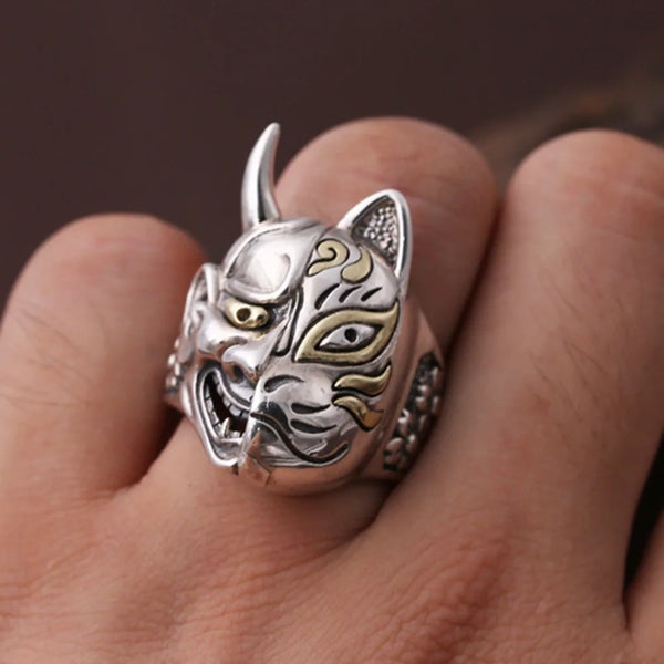 YOKAI CLASH SILVER RING hover image