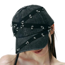 Load image into Gallery viewer, STRAPWEB DENIM CAP