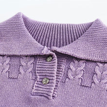Load image into Gallery viewer, AYAME KNIT POLO SWEATER