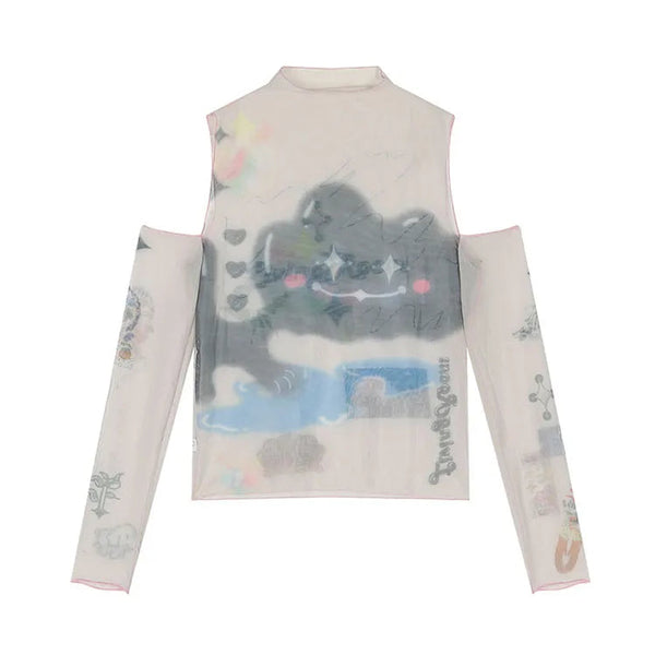 KASUMI COLD-SHOULDER TOP hover image