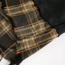 Load image into Gallery viewer, DUAL-LAYER PLAID SWEATSHIRT