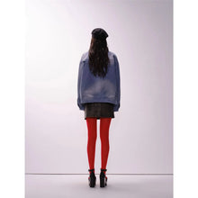 Load image into Gallery viewer, RETRO COLLAPSE DENIM JACKET