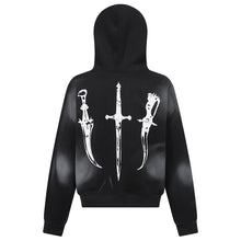 Load image into Gallery viewer, SAINT DAGGER ZIP HOODIE
