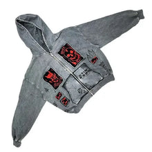 Load image into Gallery viewer, ONI SCREAM ZIP UP HOODIE