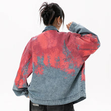 Load image into Gallery viewer, CRIMSON VEIL DENIM JACKET