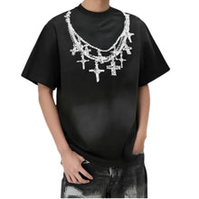 Load image into Gallery viewer, COLD CHAIN SMOKE WASH T-SHIRT