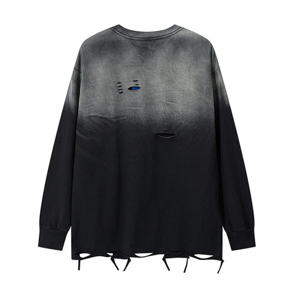 SMOKEFADE RIPPED SWEATSHIRT hover image