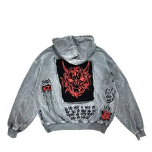 Load image into Gallery viewer, ONI SCREAM ZIP UP HOODIE