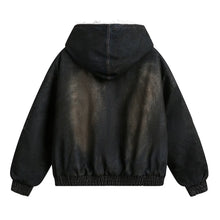 Load image into Gallery viewer, FUR LINED DENIM COAT