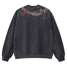 Load image into Gallery viewer, DRAGON WRATH EMBROIDERED SWEATSHIRT