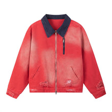 Load image into Gallery viewer, BURNOUT CRIMSON TWILL JACKET