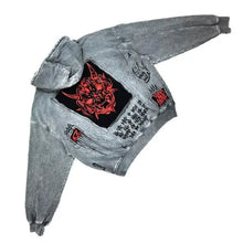 Load image into Gallery viewer, ONI SCREAM ZIP UP HOODIE