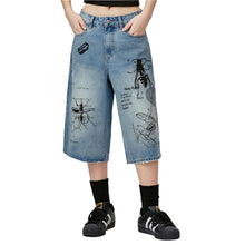 Load image into Gallery viewer, NAILTRACE DENIM SHORTS