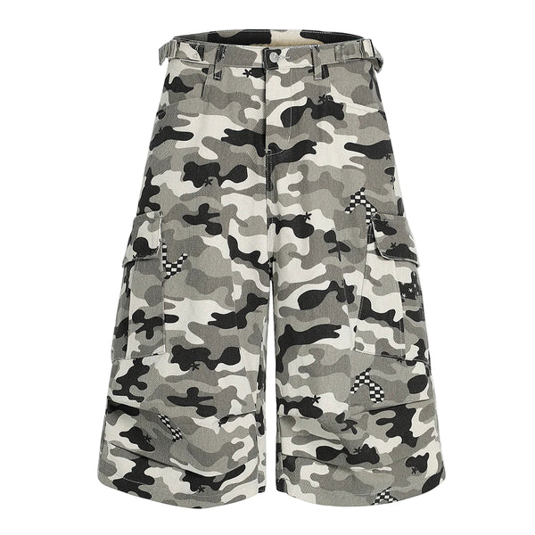 ASH CAMO CARGO SHORTS hover image