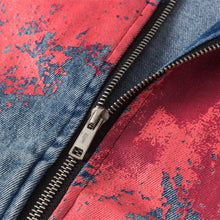 Load image into Gallery viewer, CRIMSON VEIL DENIM JACKET