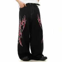 Load image into Gallery viewer, HELLTRACE WIDE LEG JEANS
