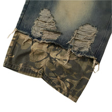 Load image into Gallery viewer, CAMO CORE DENIM SHORTS