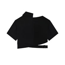 Load image into Gallery viewer, ANGLED EDGE CROP JACKET