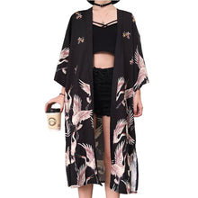 Load image into Gallery viewer, CRANE BLOSSOM YUKATA ROBE