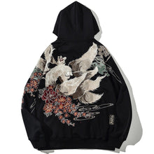 Load image into Gallery viewer, NINE TAILS EMBROIDERED HOODIE