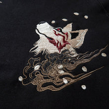 Load image into Gallery viewer, NINE TAILS EMBROIDERED HOODIE
