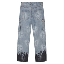 Load image into Gallery viewer, CROSS INFERNO CARGO JEANS