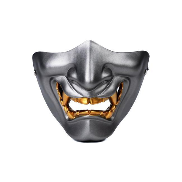 SILVER HANNYA HALF-MASK hover image