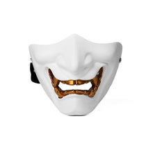 Load image into Gallery viewer, WHITE HANNYA HALF-MASK